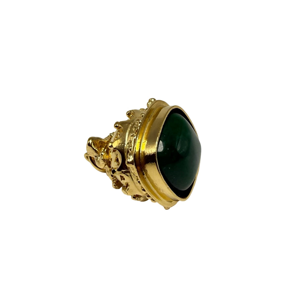 Charms Lanterna Campana Giada Verde Smeraldo e Rana