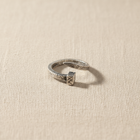 Anello Chiodo Satinato