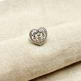 Anello Cuore Ricamo