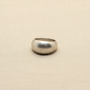 Anello Fascia Bombata Satinata