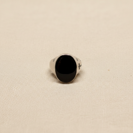 Anello Ovale con smalto