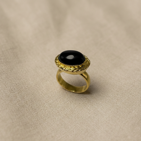 Anello su lino beige, foto 3