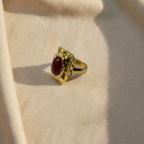 Anello su lino beige, foto 4