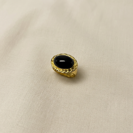 Anello su lino beige, foto 4
