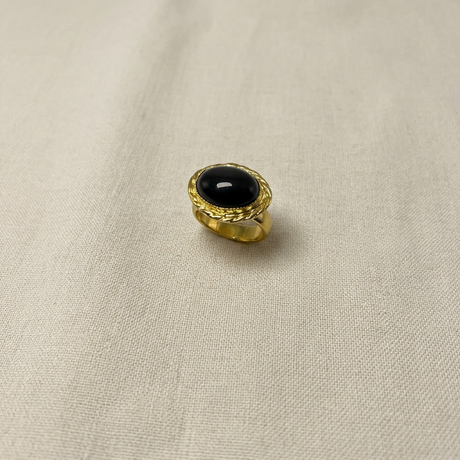 Anello su lino beige, foto 5