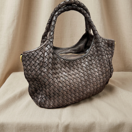 Borsa con tracolla su lino beige, foto 2