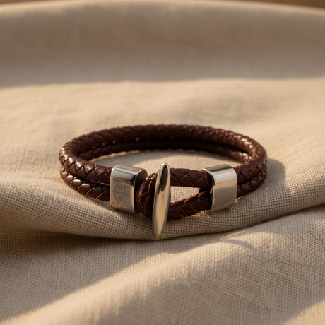 Bracciale Bitta pelle Borgogna