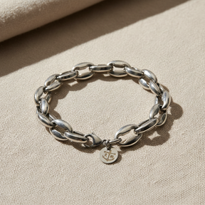 Bracciale catena marinara acciaio