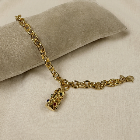 Bracciale con cuscino chiaro, seconda foto