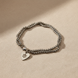 Bracciale Cuore Acciaio
