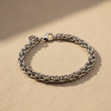 Bracciale Maglia Canestro Acciaio