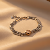 Bracciale Pepita Cuore Rosè – Editorial