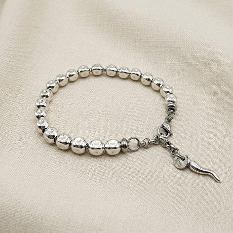 Bracciale Pepite Cubo Argento925 con luce più morbida