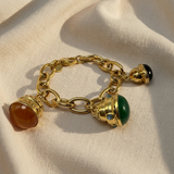 Bracciale su lino beige, foto 2