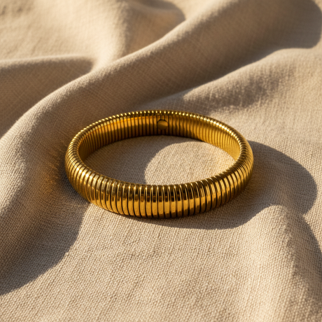 Bracciale Tubogas Dorato 1.2