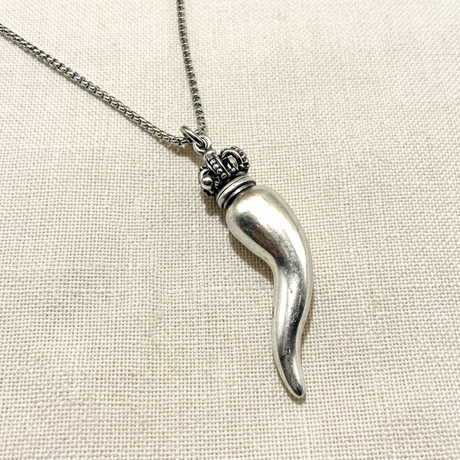 Collana Corno con Corona