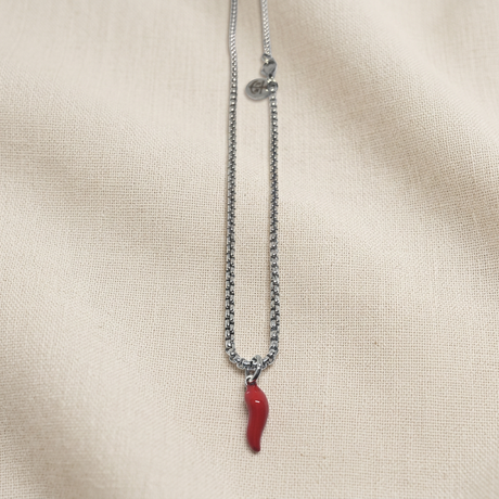 Collana Corno Rosso