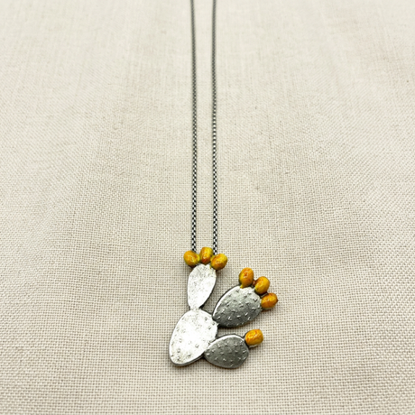 Collana Fico d’India BIG giallo