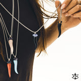 Collana Lucky Corno Turchese