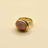 Etrusco Cabochon Ovale Rosa