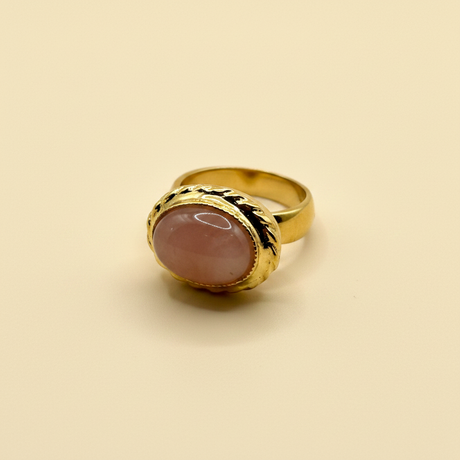 Etrusco Cabochon Ovale Rosa