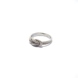 Anello nodo puntinato in Argento925