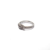 Anello nodo puntinato in Argento925