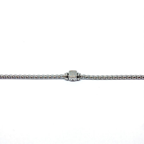 Bracciale Lettera Cubo acciaio inossidabile