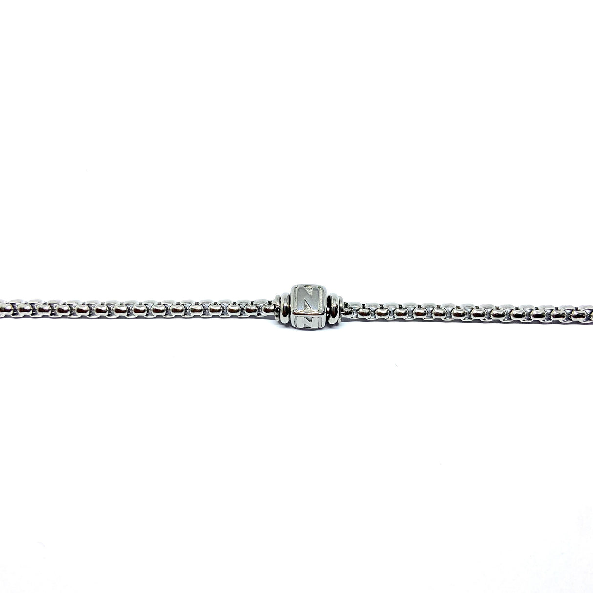 Bracciale Lettera Cubo acciaio inossidabile