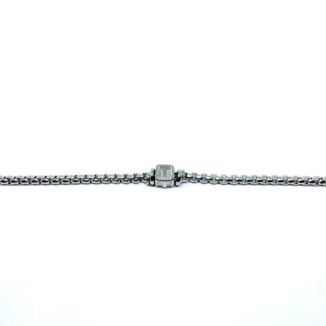 Bracciale Lettera Cubo acciaio inossidabile