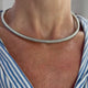 Collana Tubogas acciaio inossidabile Silver
