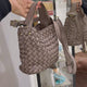 Borsa Mirtilla Small intrecciata Taupe