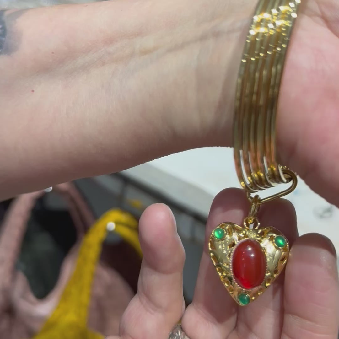 Bracciale 6 fili Lanterna Cuore