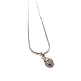 Collana Cuore sacro puntinato Argento925
