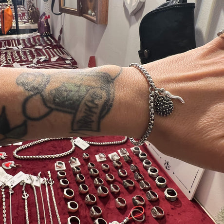 Bracciale Riccio e Corno Argento925