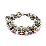 Bracciale anelli godronati