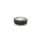 Anello Etnico Argento925 Rosso