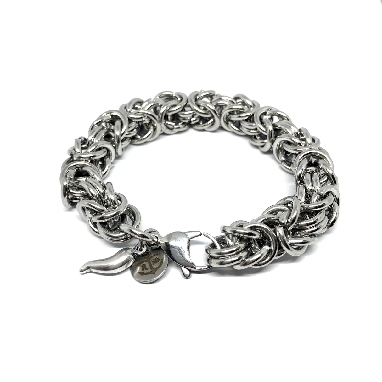 Bracciale Bizantina Big con moschettone
