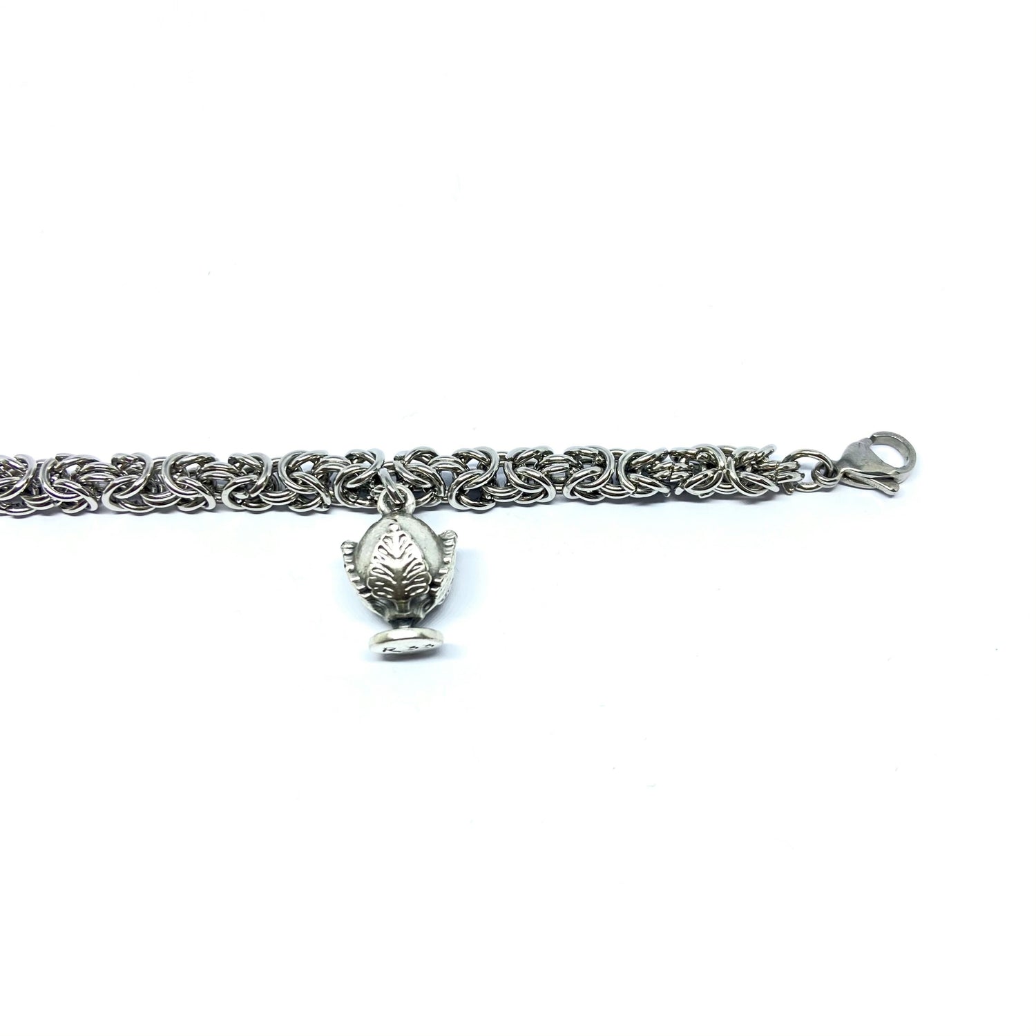 Bracciale Bizantina 5mm e Pumo small