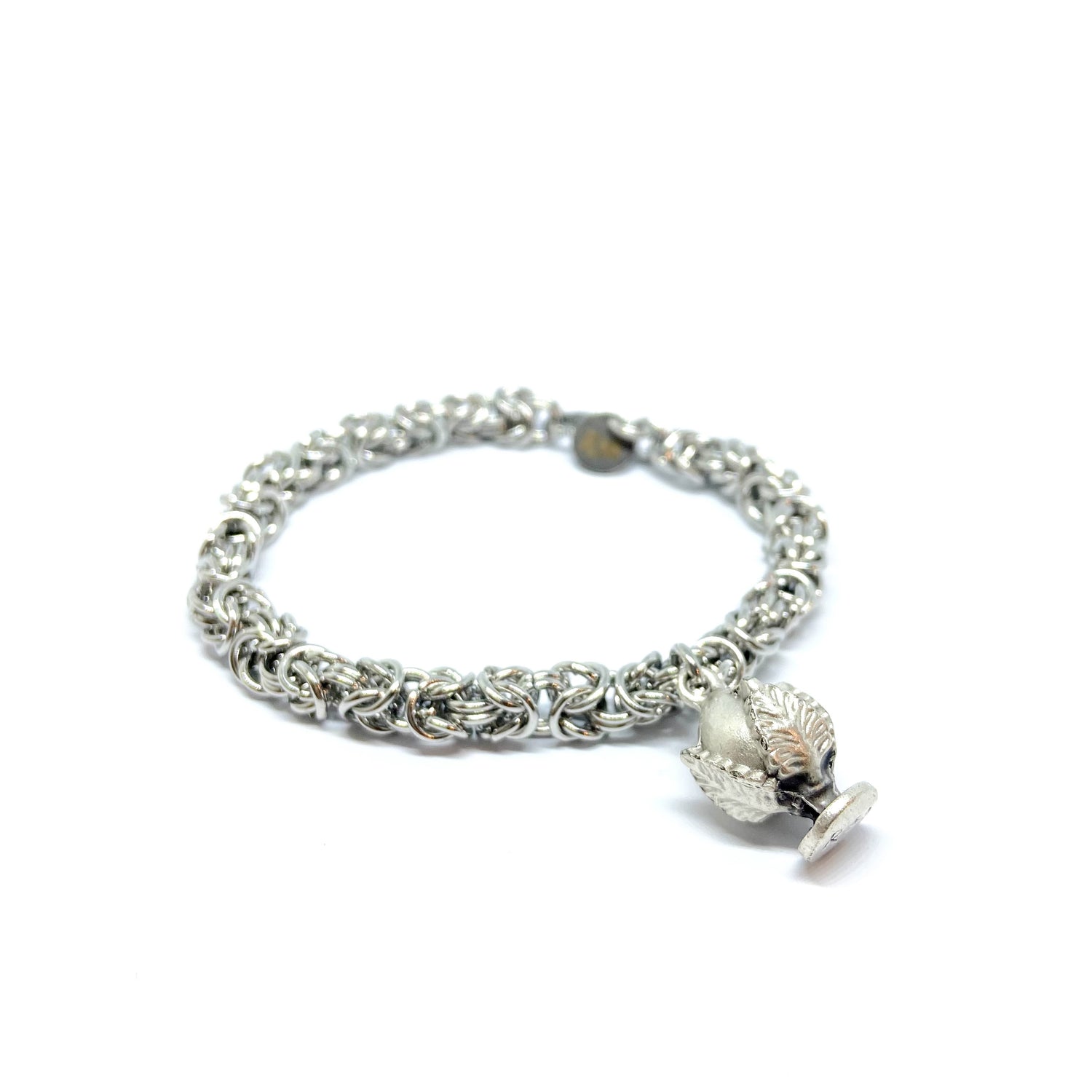 Bracciale Bizantina 5mm e Pumo small