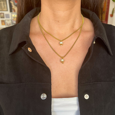 Collana doppia Campanella Gold
