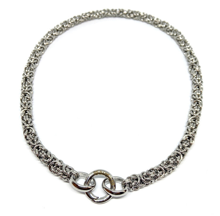 Collana Bizantina Media gancio ad anello