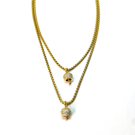 Collana doppia Campanella Gold