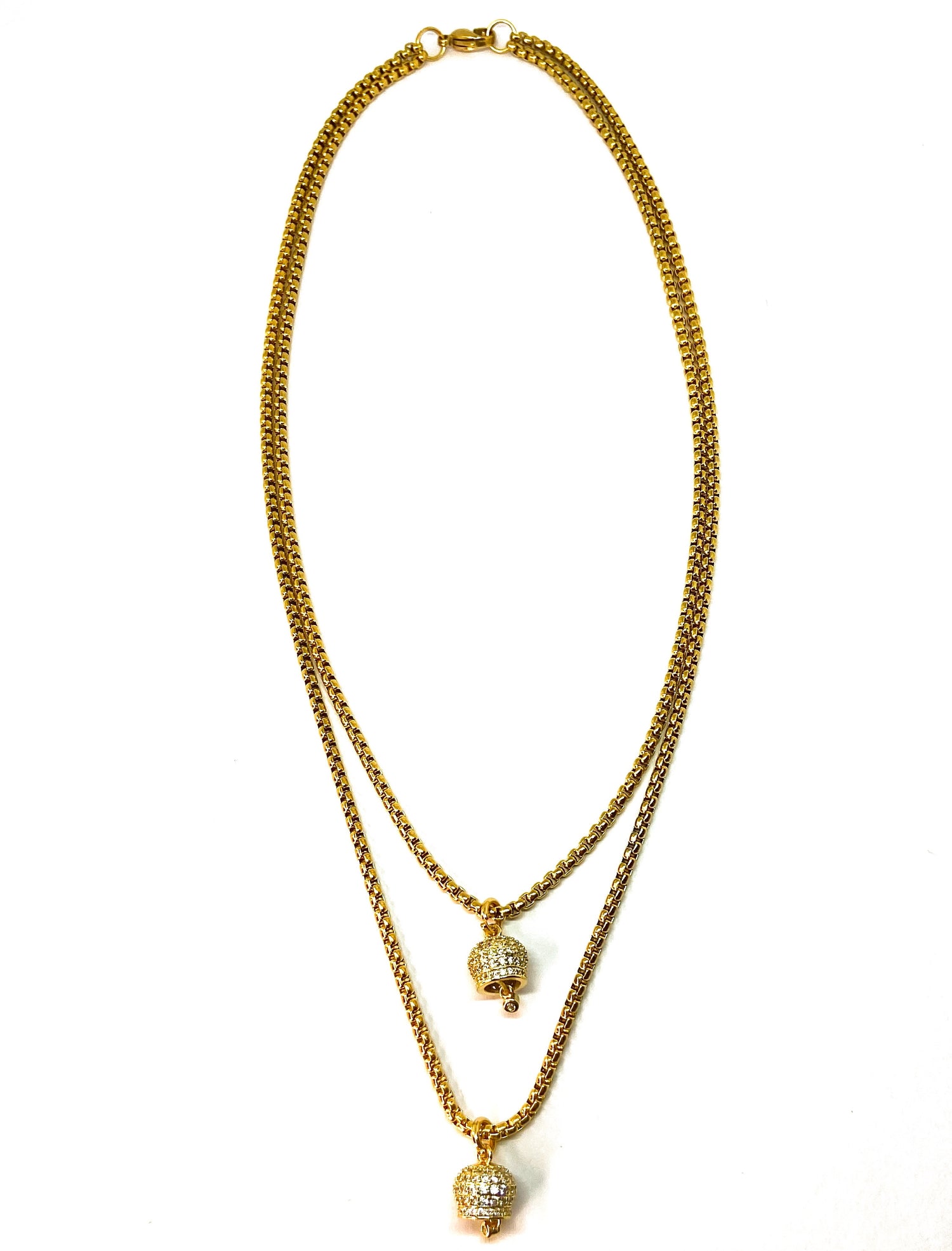 Collana doppia Campanella Gold