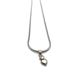 COLLANA CUORE SACRO MINI ARGENTO925