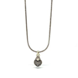 Collana Cuore sacro puntinato Argento925
