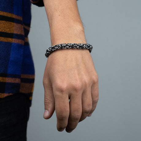 Bracciale Bizantina media Canna di Fucile