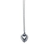 Collana cuore sacro small silver