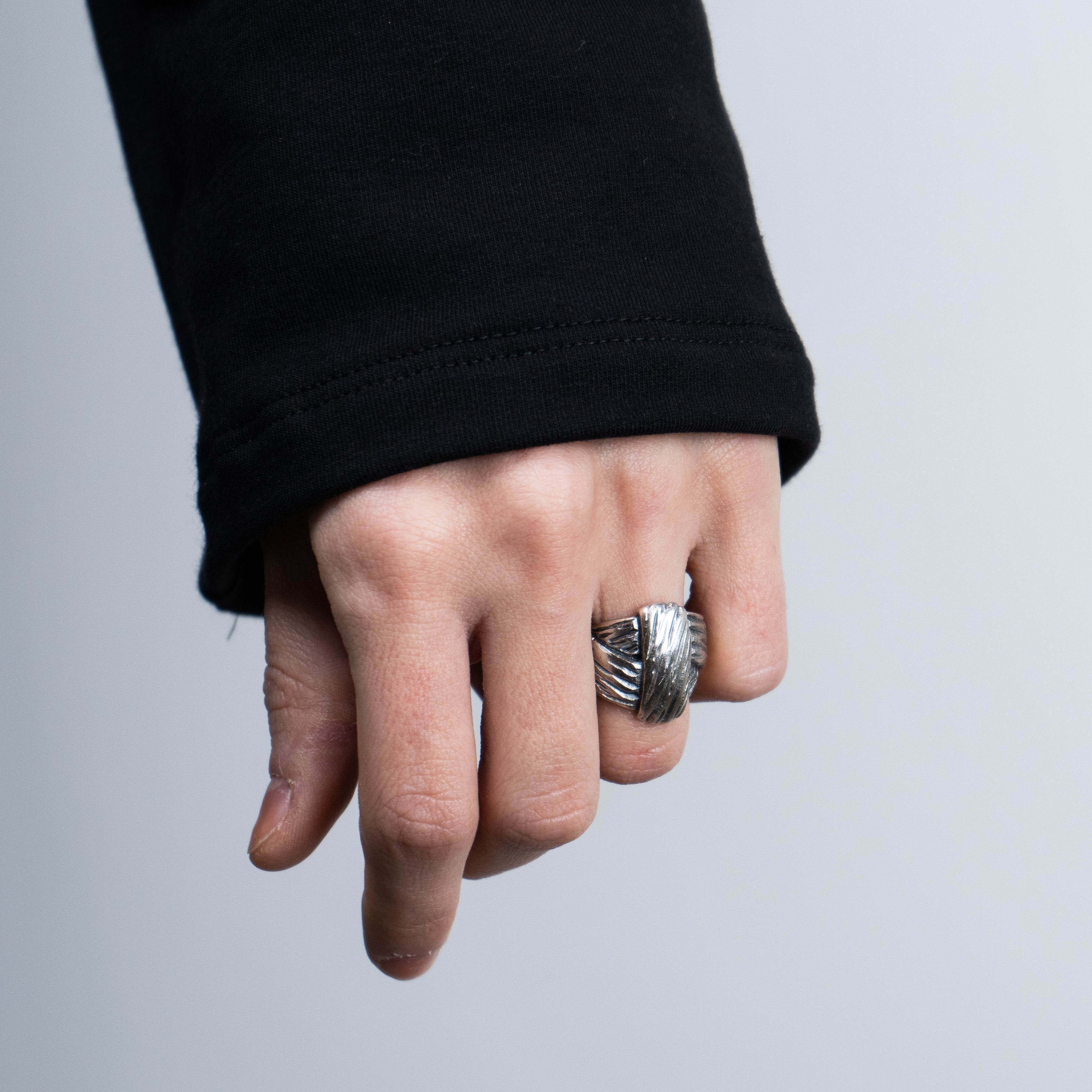 Anello Fascione rigato Rebirth33