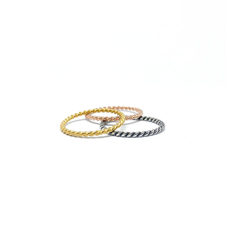 Tris Fedine Torcione Argento925